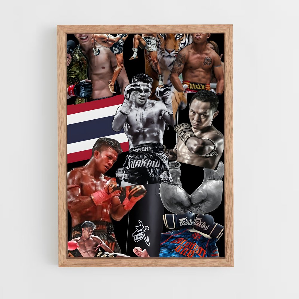 Poster Wbc de muaythai – affiche Muay Thai (vue 4)